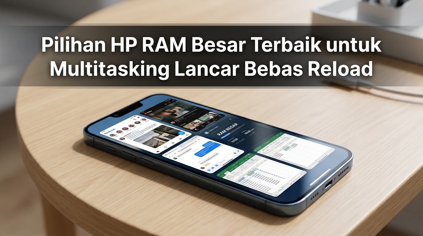 Pilihan HP RAM Besar Terbaik untuk Multitasking Lancar Bebas Reload